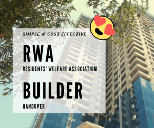 RWA Residents' welfare association take over from Builder