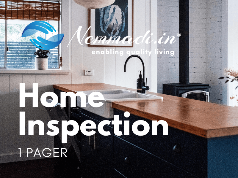 Home Inspetction 1 Pager