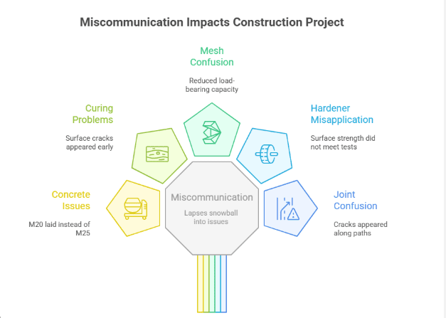 Miscommunication Timeline Diagram